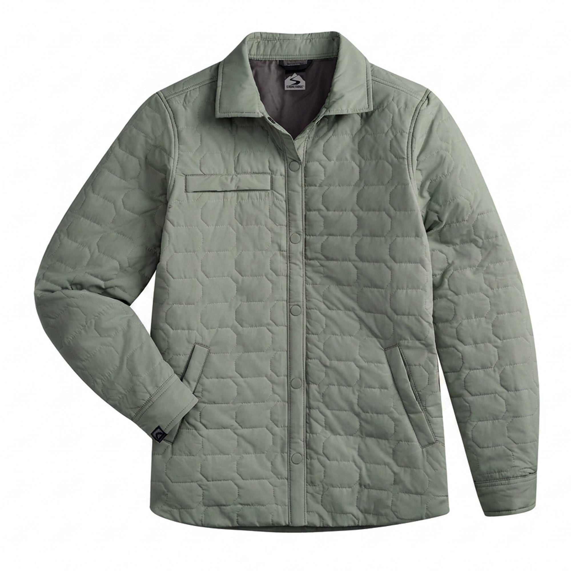 Women's Artisan 100 GSM Insulated Quilted Shirt Jacket – Storm