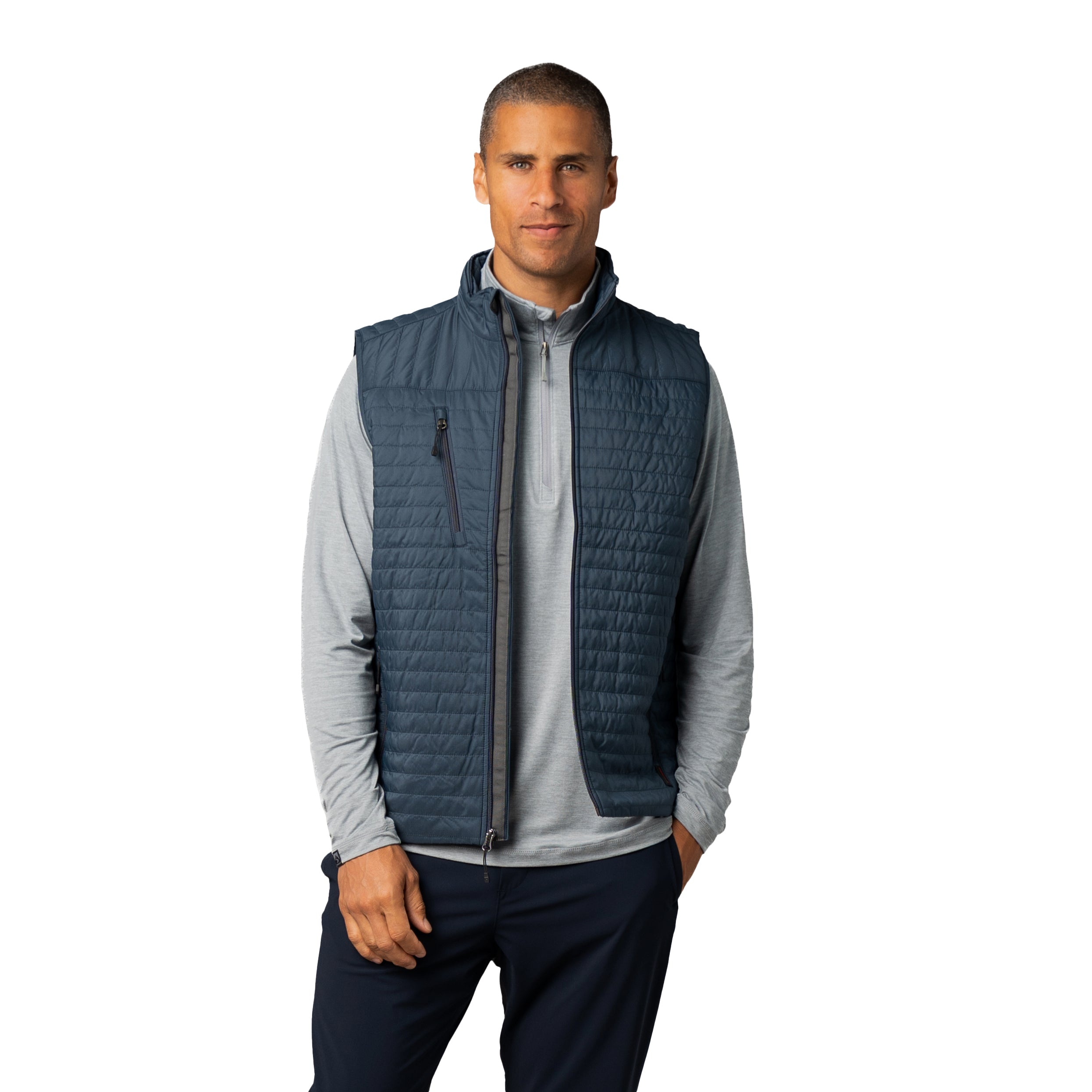 Men's Front Runner 120 GSM Insulated Quilted Vest – Storm Creek