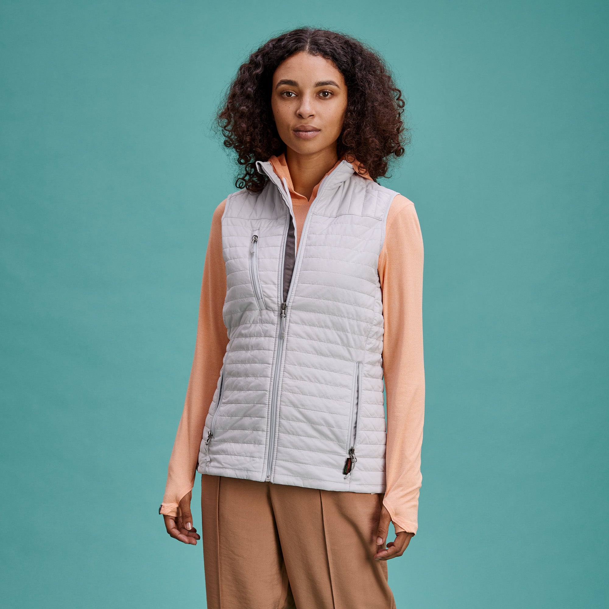 Women's Front Runner 120 GSM Insulated Quilted Vest – Storm Creek