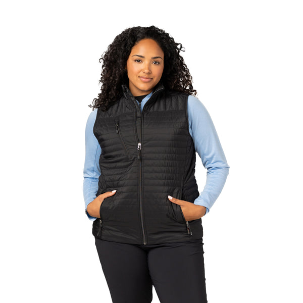 Women's Tagless Front Runner 120 GSM Insulated Quilted Vest MTO