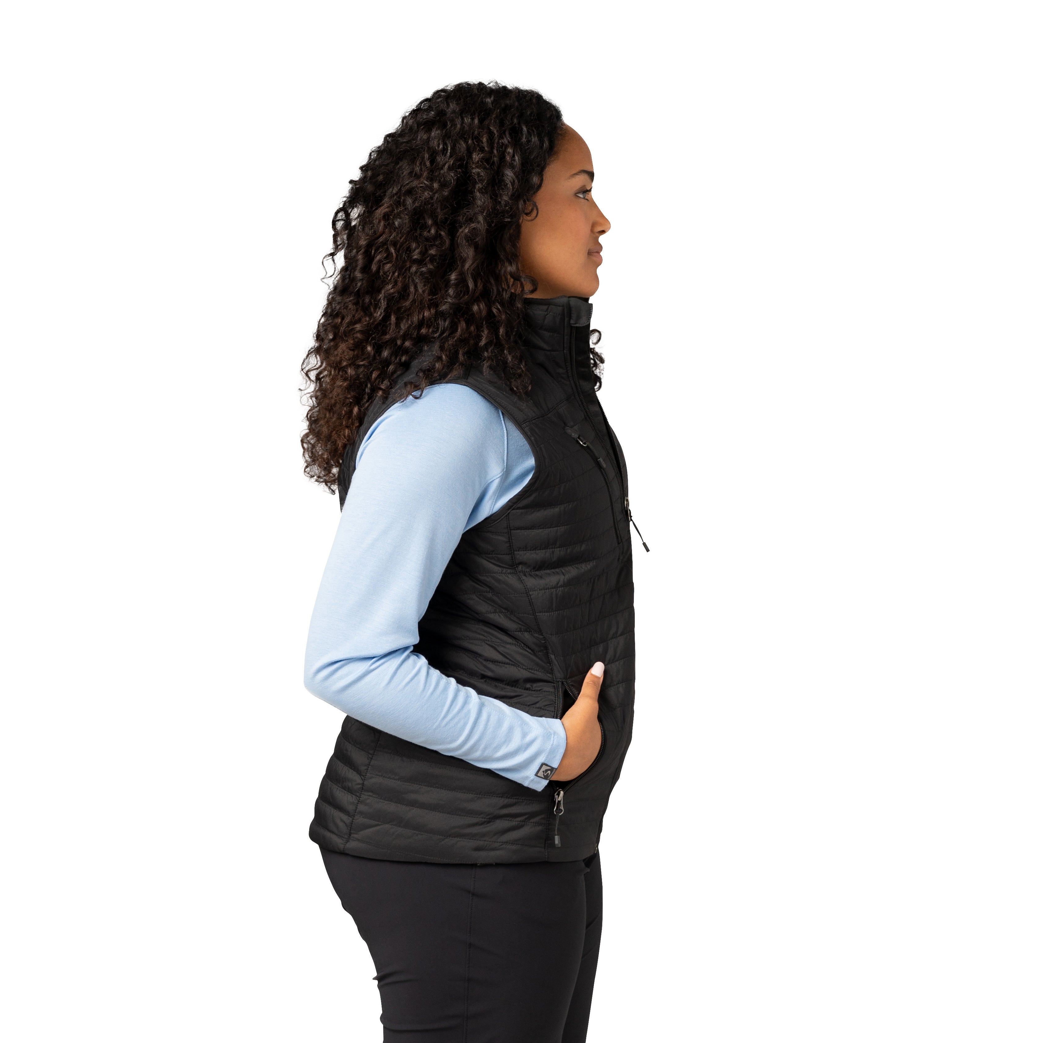 Women's Tagless Front Runner 120 GSM Insulated Quilted Vest MTO