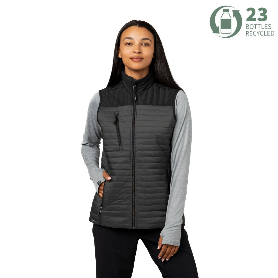 Women's Front Runner 120 GSM Insulated Quilted Vest – Storm Creek