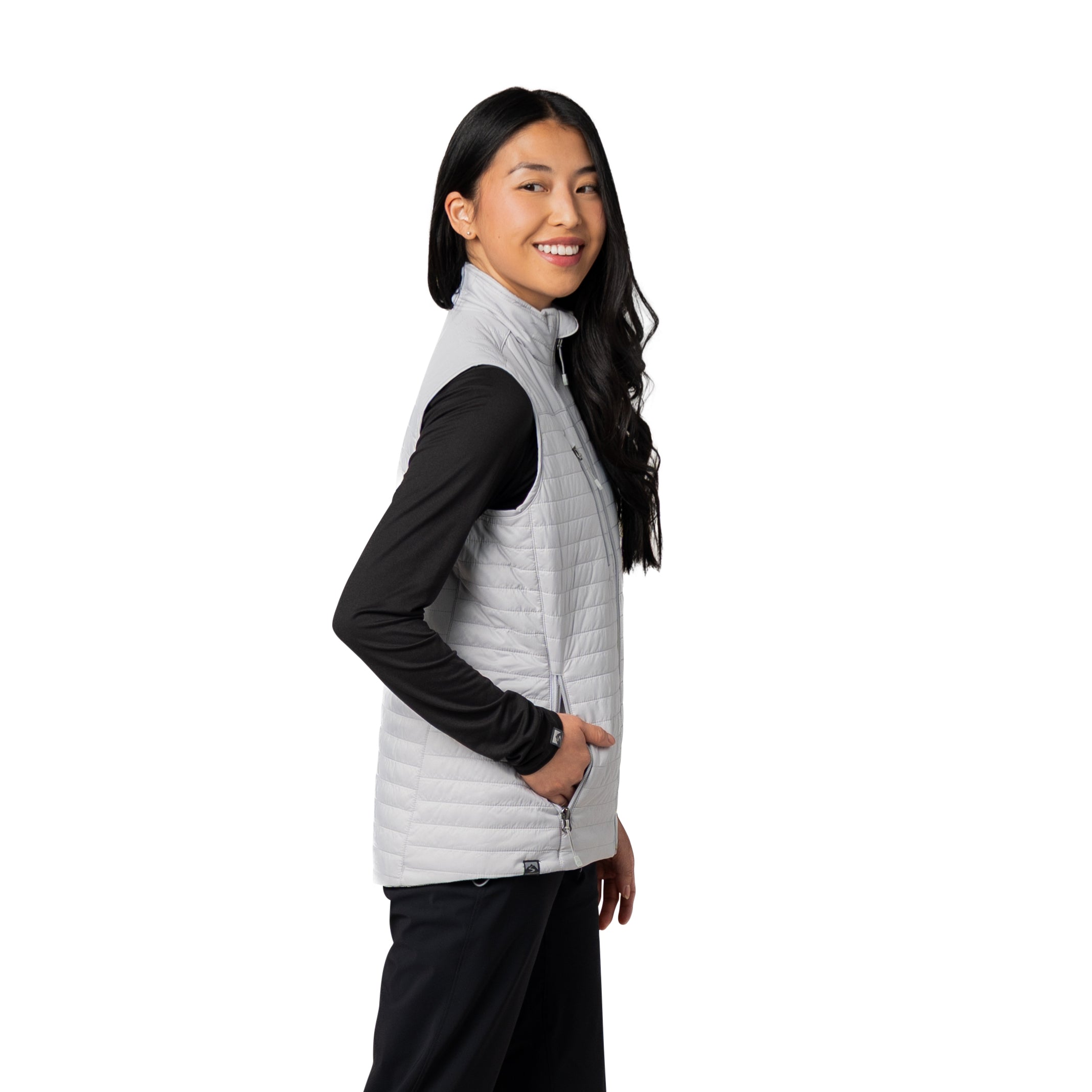 Women's Front Runner 120 GSM Insulated Quilted Vest – Storm Creek