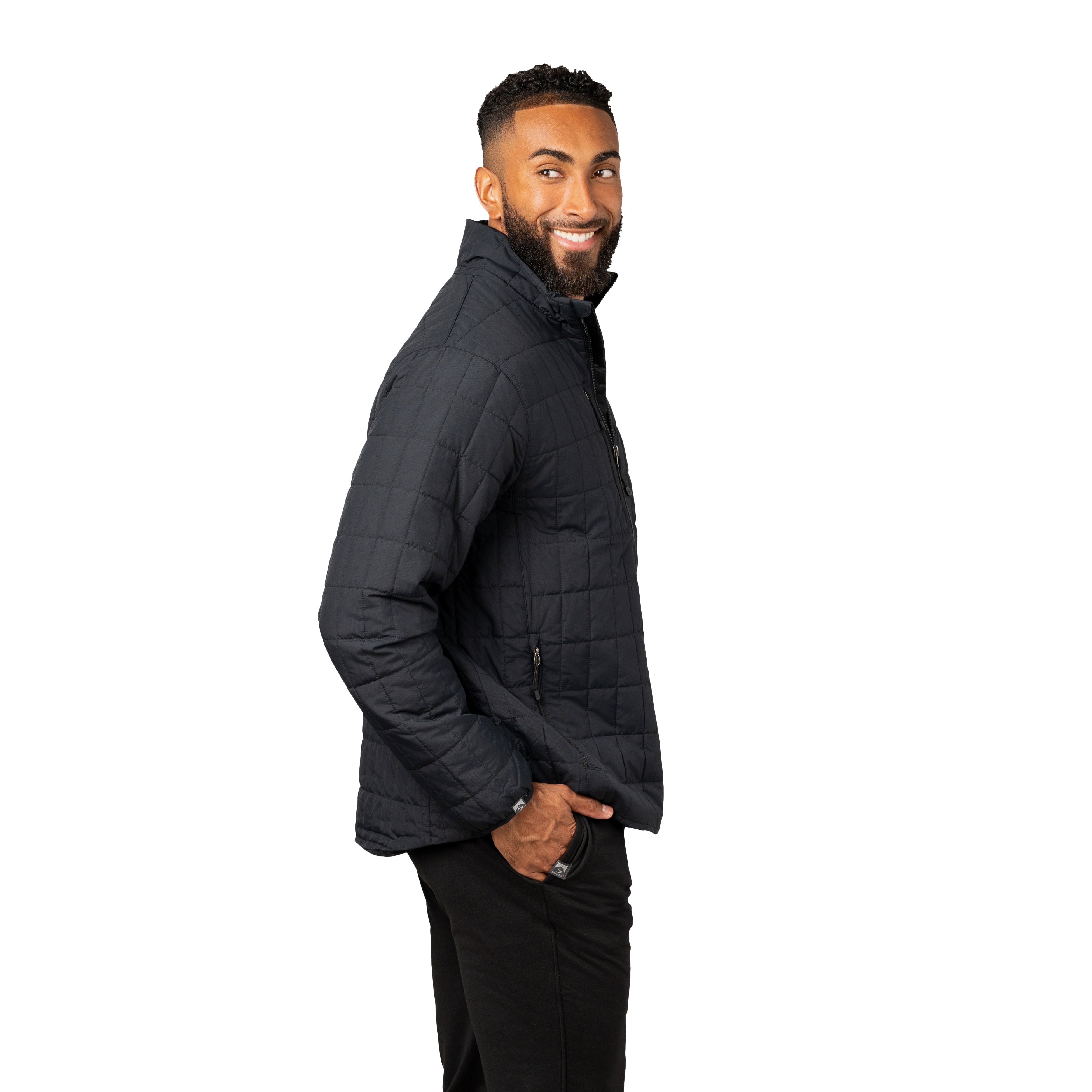Men's Traveler 60 GSM Insulated Packable Quilted Jacket – Storm
