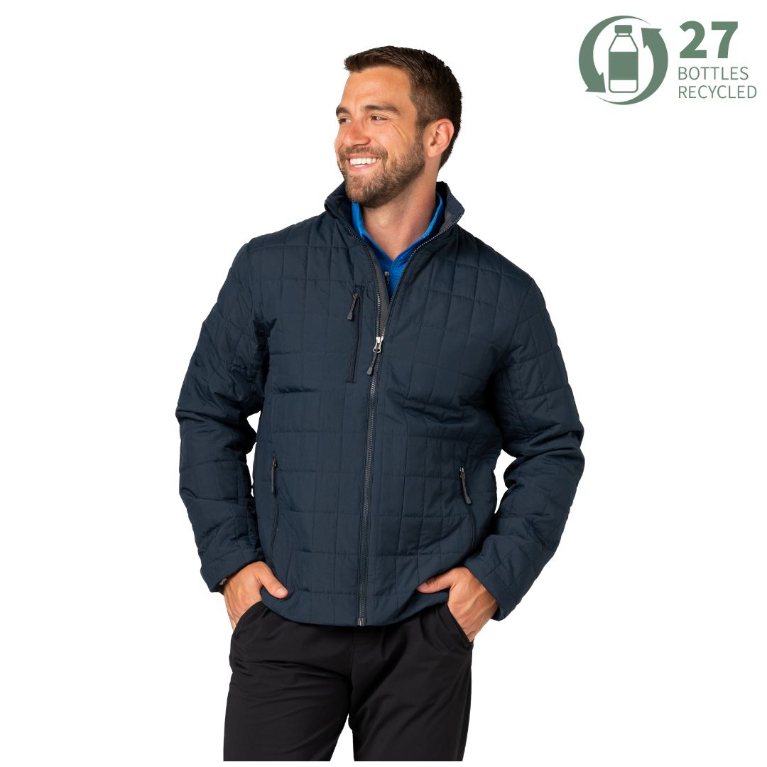 Men's Traveler 60 GSM Insulated Packable Quilted Jacket – Storm