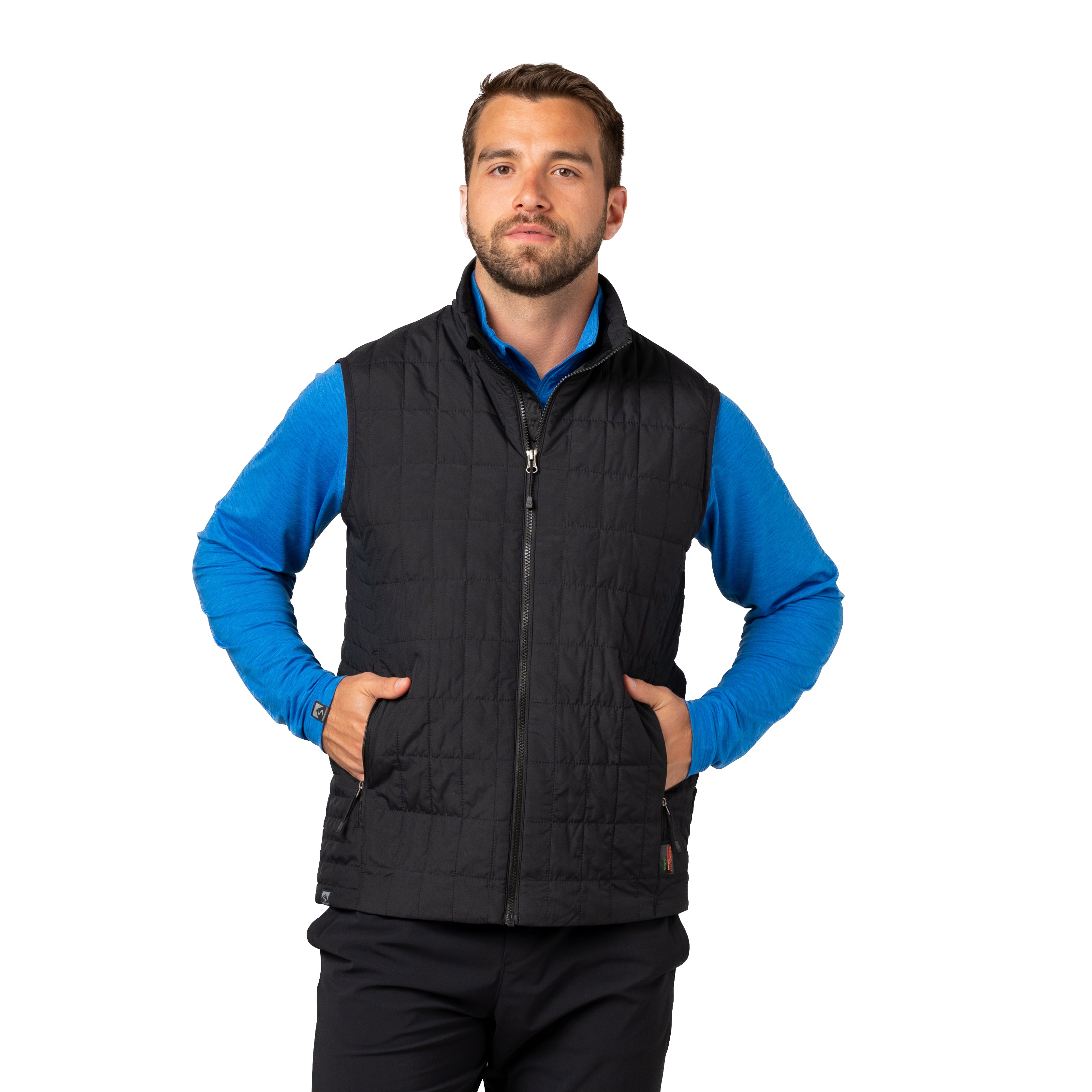 Men's Traveler 60 GSM Insulated Packable Quilted Vest – Storm