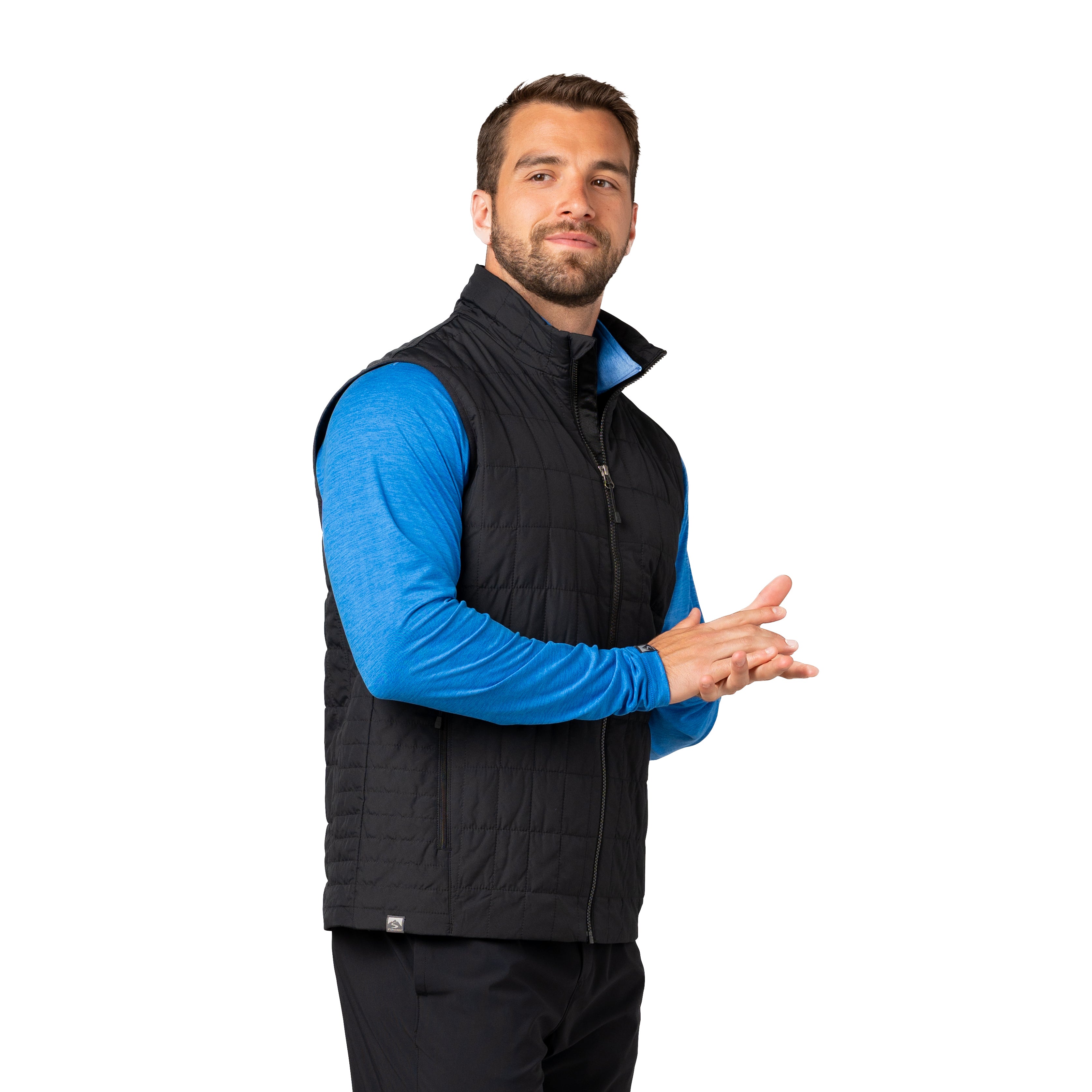 Men's Traveler 60 GSM Insulated Packable Quilted Vest – Storm