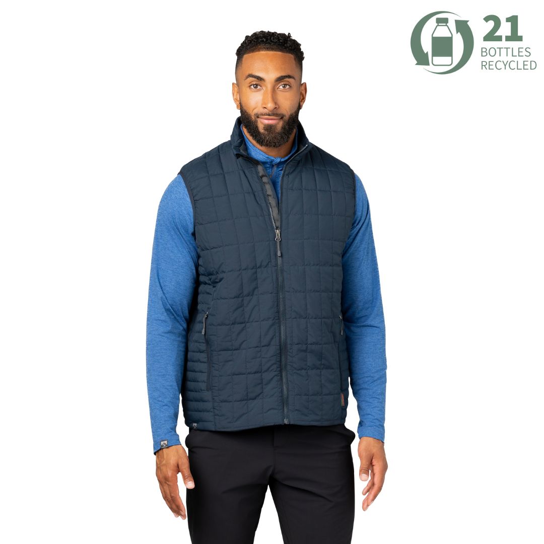 Men's Traveler 60 GSM Insulated Packable Quilted Vest – Storm