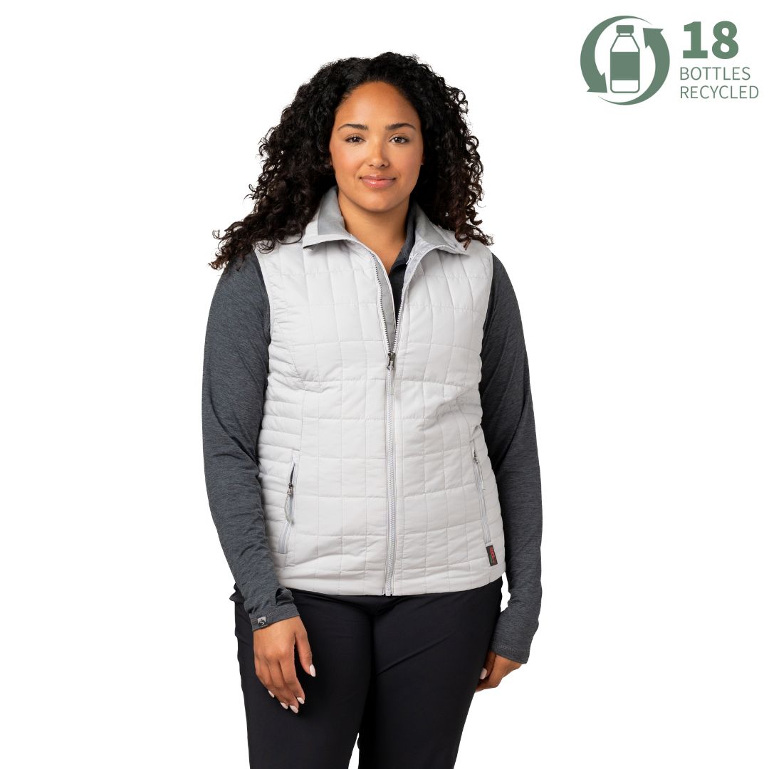 Women's Traveler 60 GSM Insulated Packable Quilted Vest – Storm