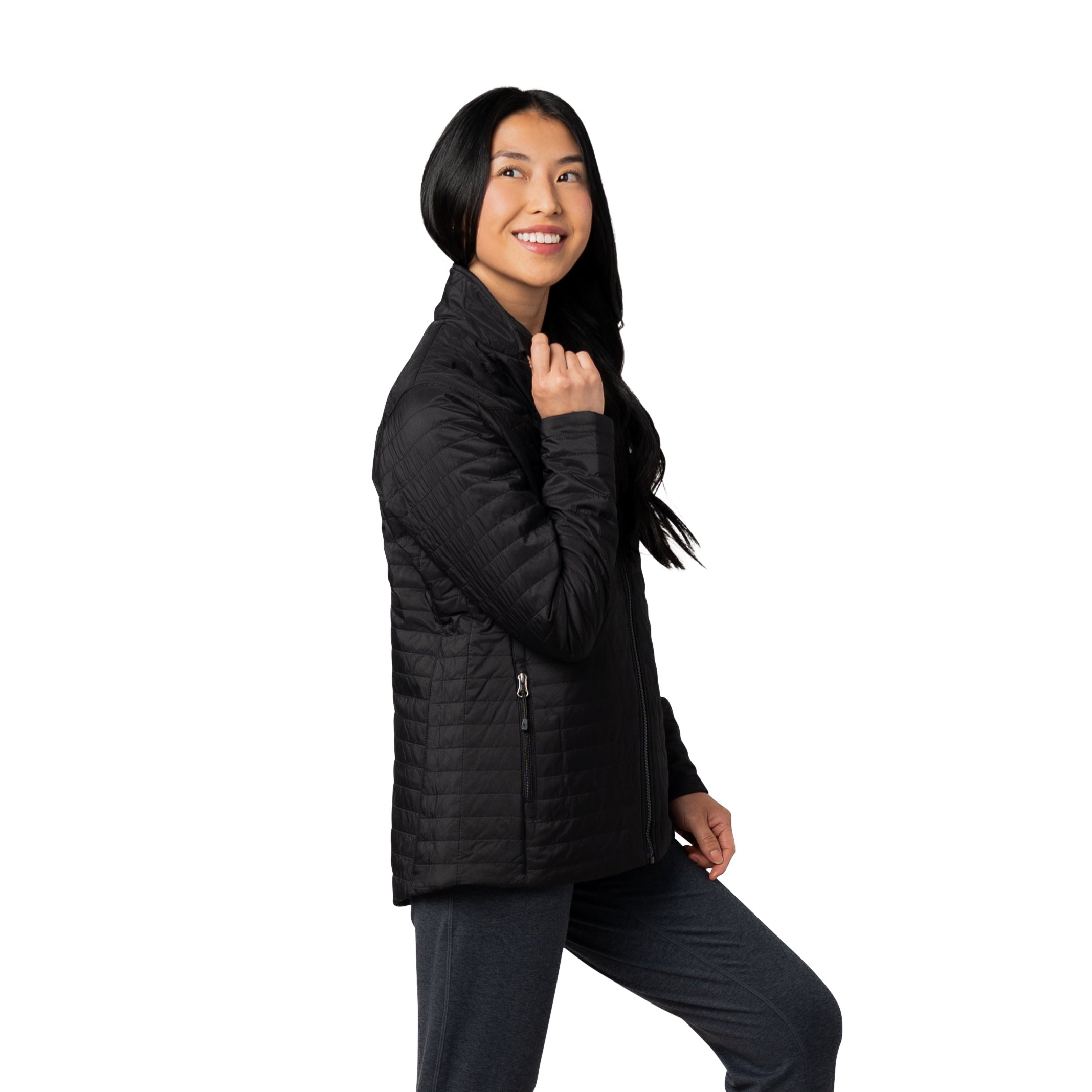 Women's Front Runner 120 GSM Insulated Quilted Jacket – Storm