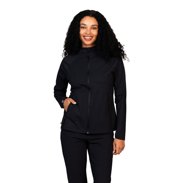Women's Velocity 4-Way Stretch Performance Full Zip Hoodie