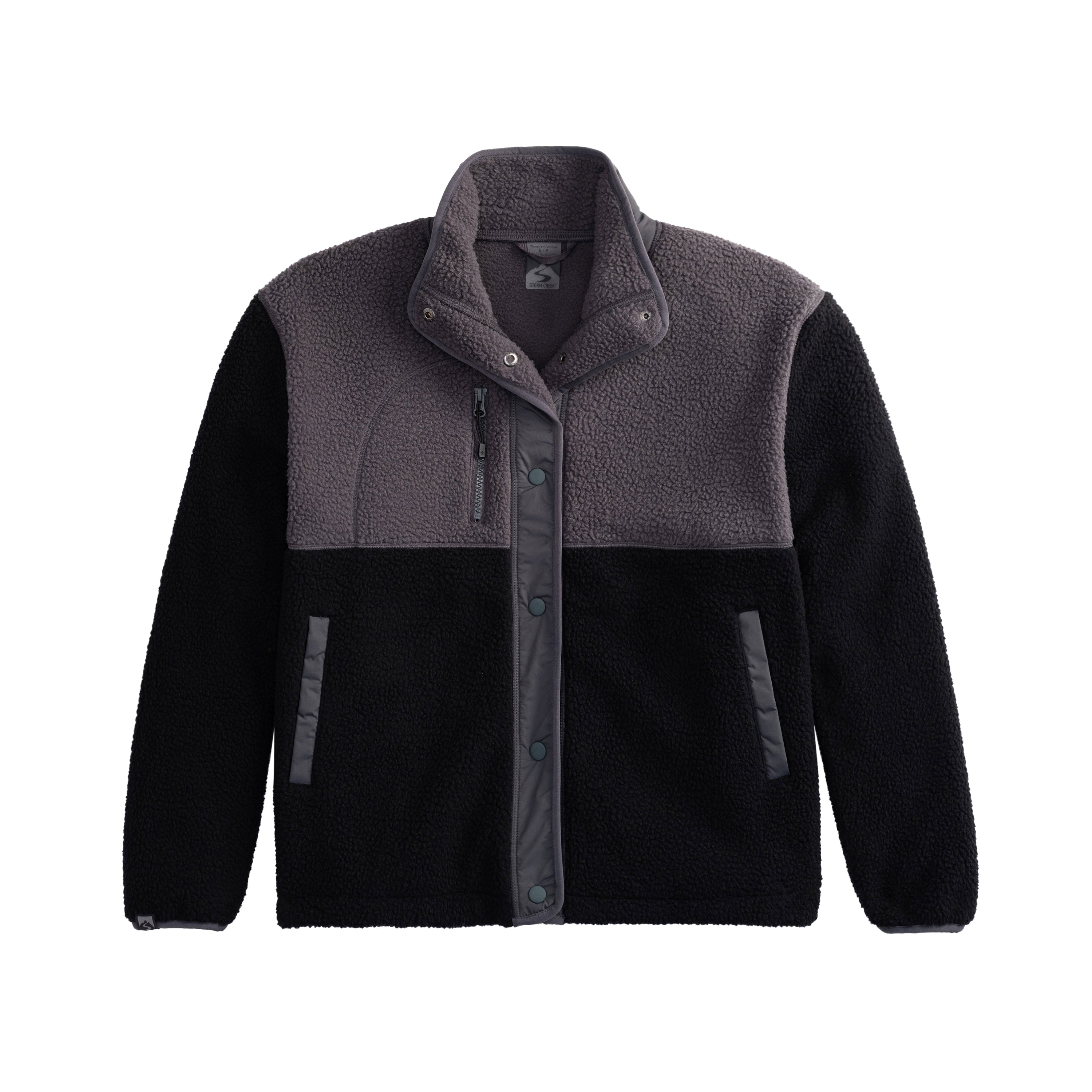 Women's Warm Up Colorblock Sherpa Fleece Jacket – Storm Creek