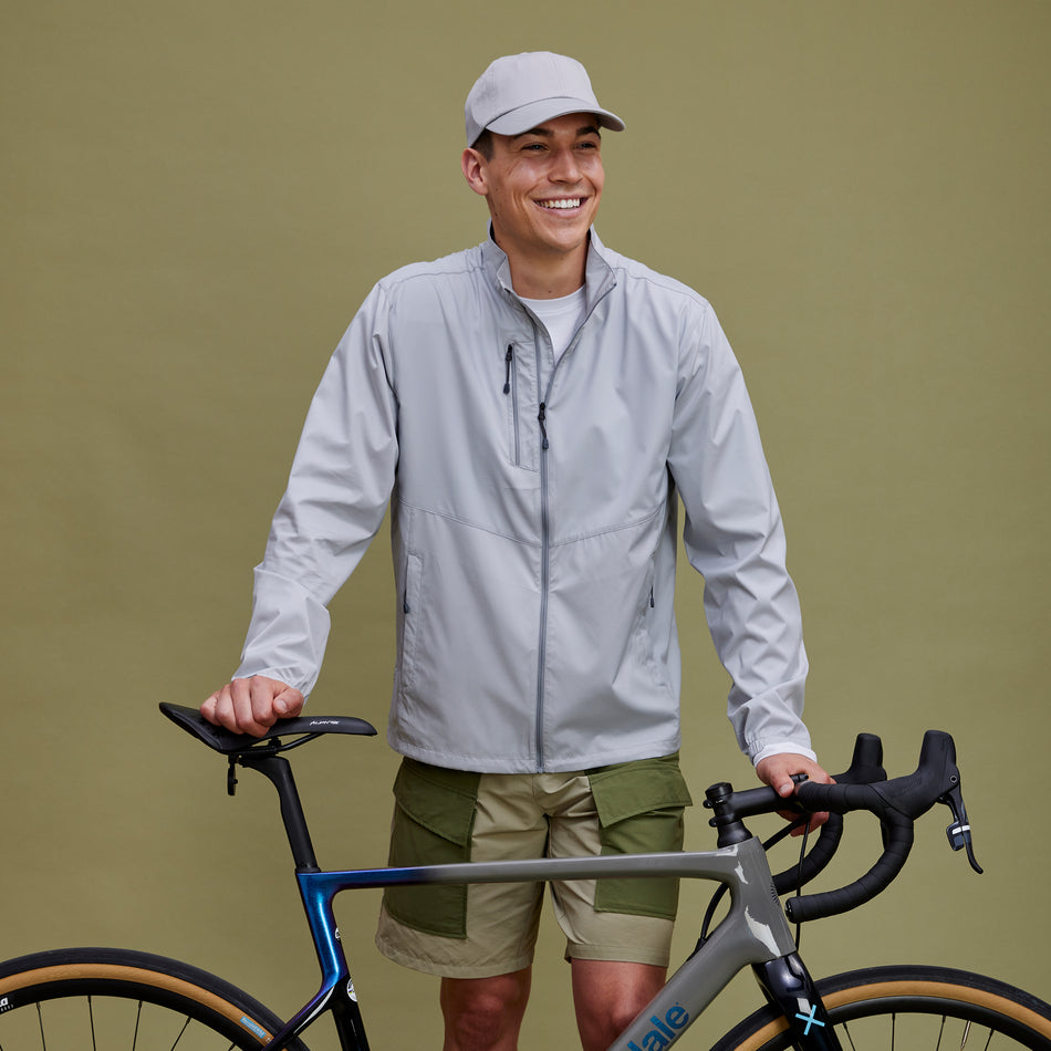 Men's Idealist Water-Resistant Full Zip Windbreaker - SALE