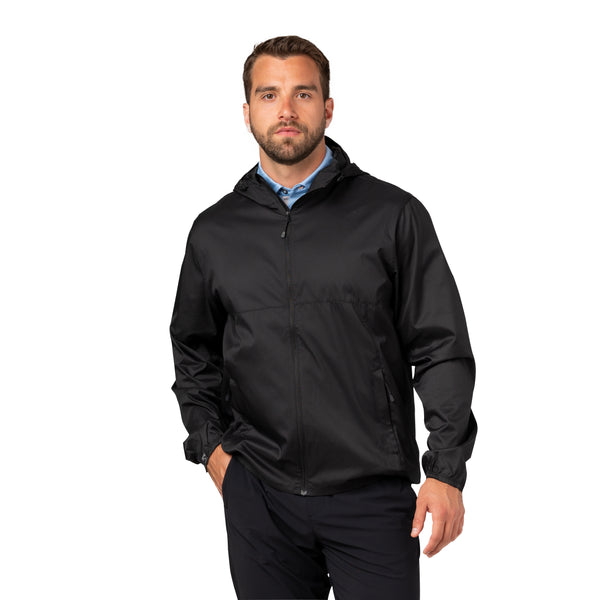 Men's Idealist Water-Resistant Full Zip Hooded Windbreaker