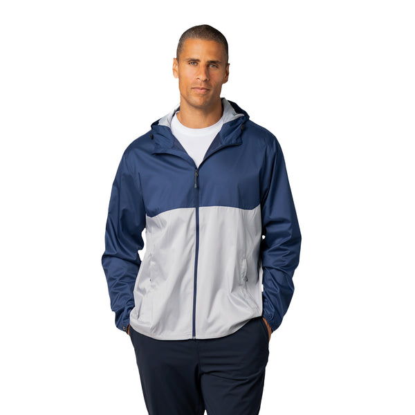 Men's Idealist Water-Resistant Full Zip Hooded Windbreaker