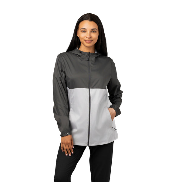 Women's Idealist Water-Resistant Full Zip Hooded Windbreaker