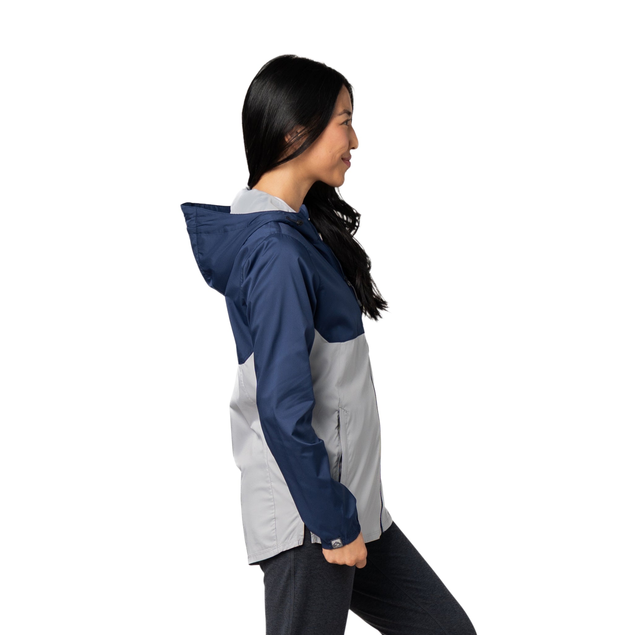 Women's Idealist Water-Resistant Full Zip Hooded Windbreaker