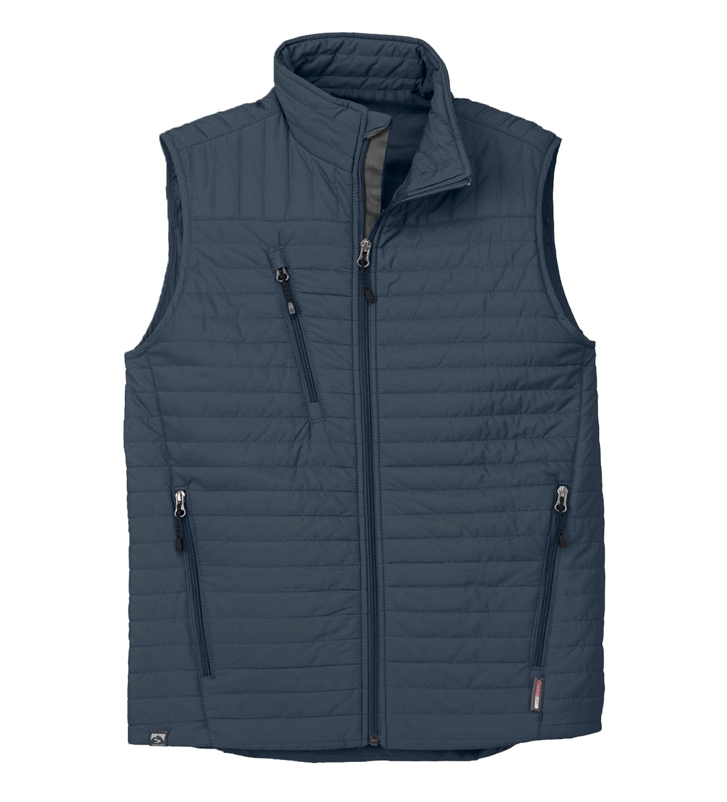 Storm Creek Mens Vest XL Quilted Thermolite Full Zip Blue Packable | eBay