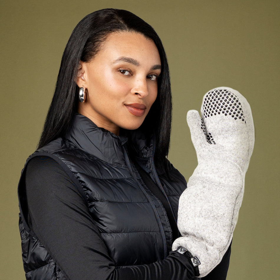 Unisex Catalyst Sweaterfleece Mittens with Grippers