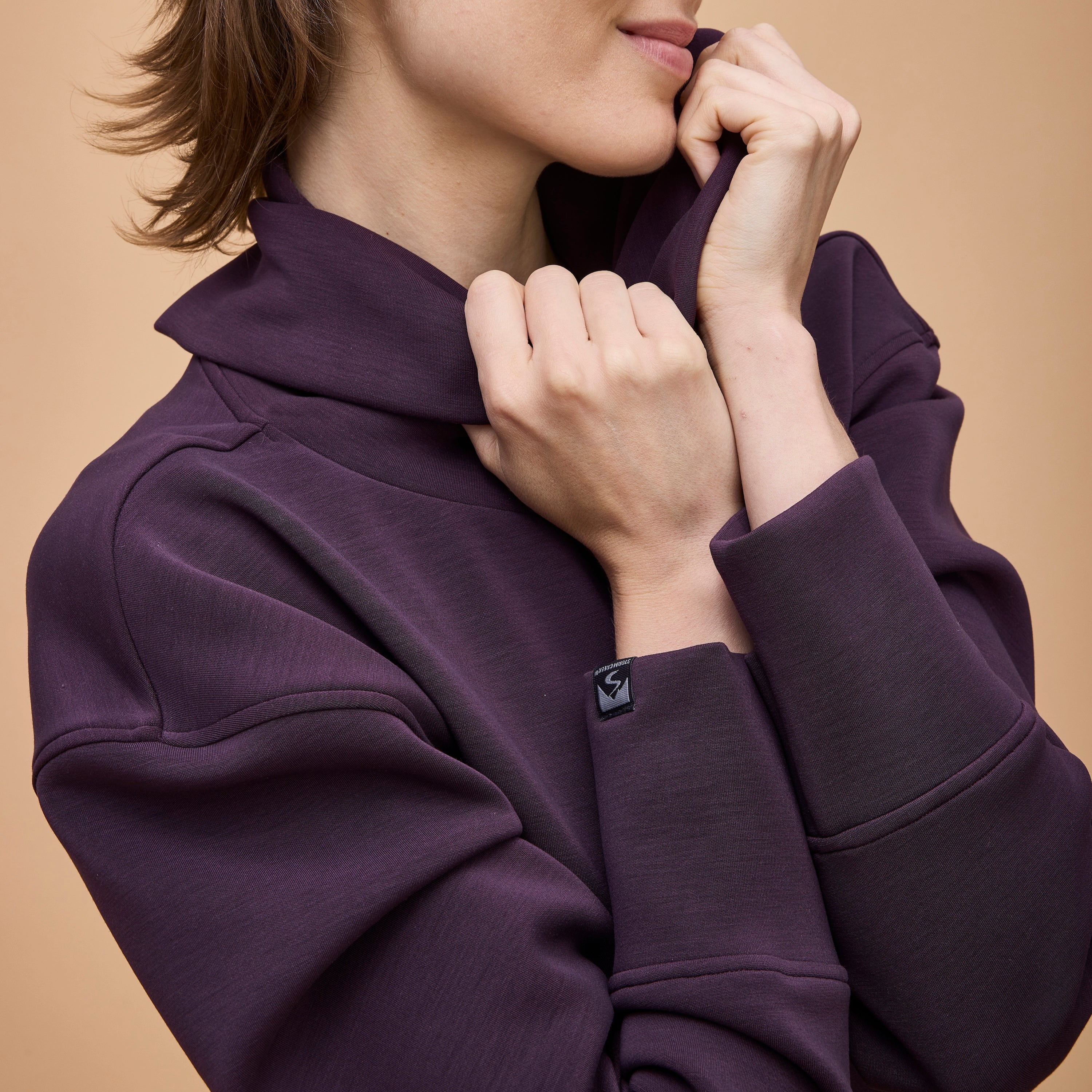 Women's Comfort Zone Super Soft Modal Blend Funnel Neck – Storm