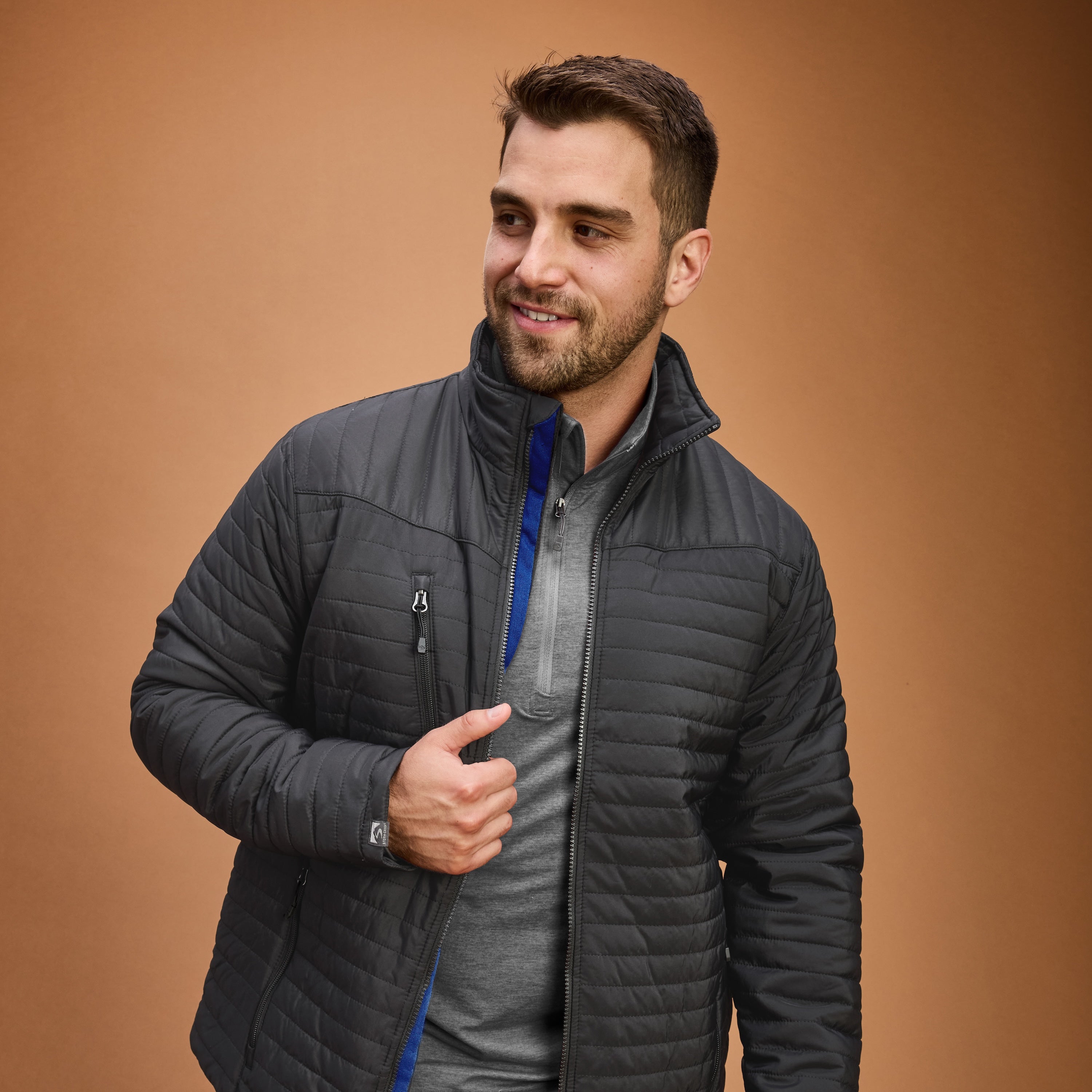 Men's Front Runner 120 GSM Insulated Quilted Jacket – Storm Creek