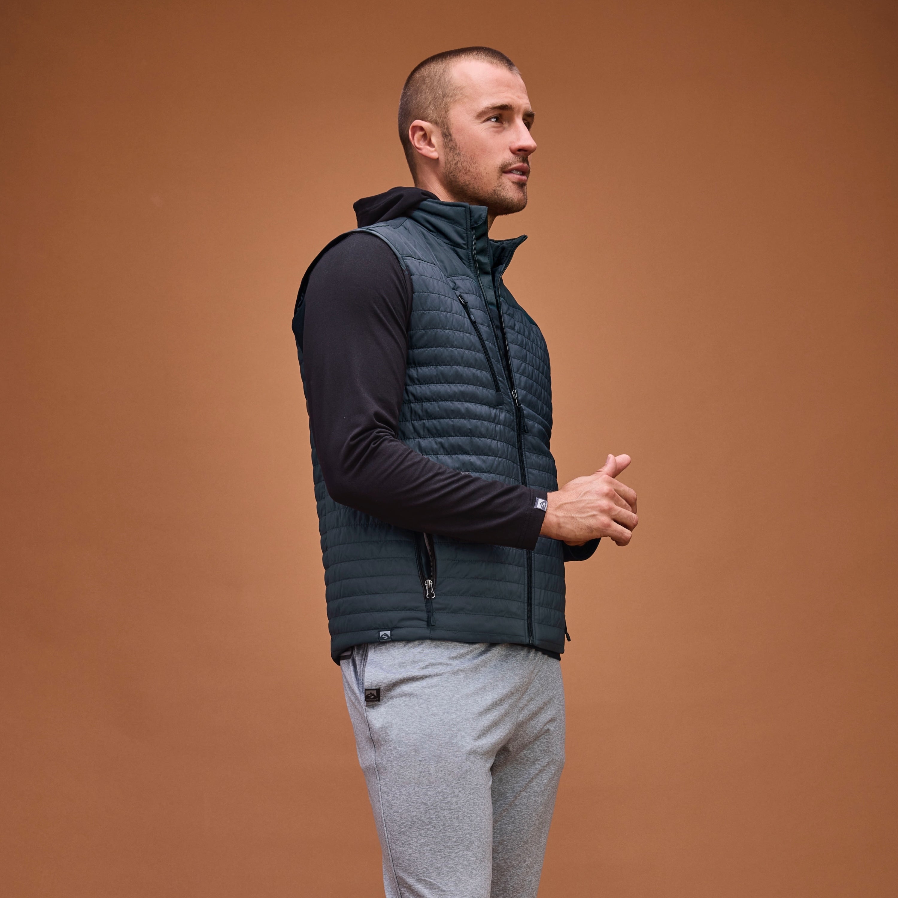 【たくじろ】☆BRIEFING☆MENS PADDED VEST たくじろ様専用】☆BRIEFING☆MENS PADDED VEST