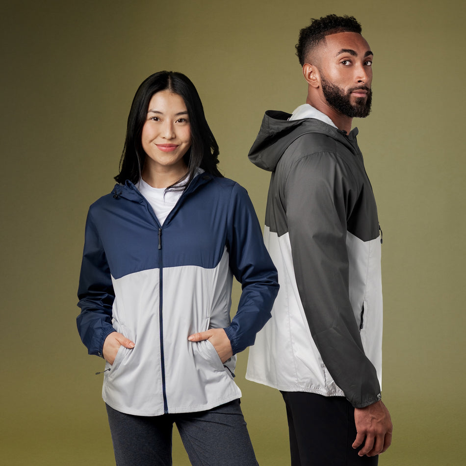 Men's Idealist Water-Resistant Full Zip Hooded Windbreaker