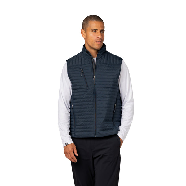 Men's Front Runner 120 GSM Insulated Quilted Vest -European Zipper