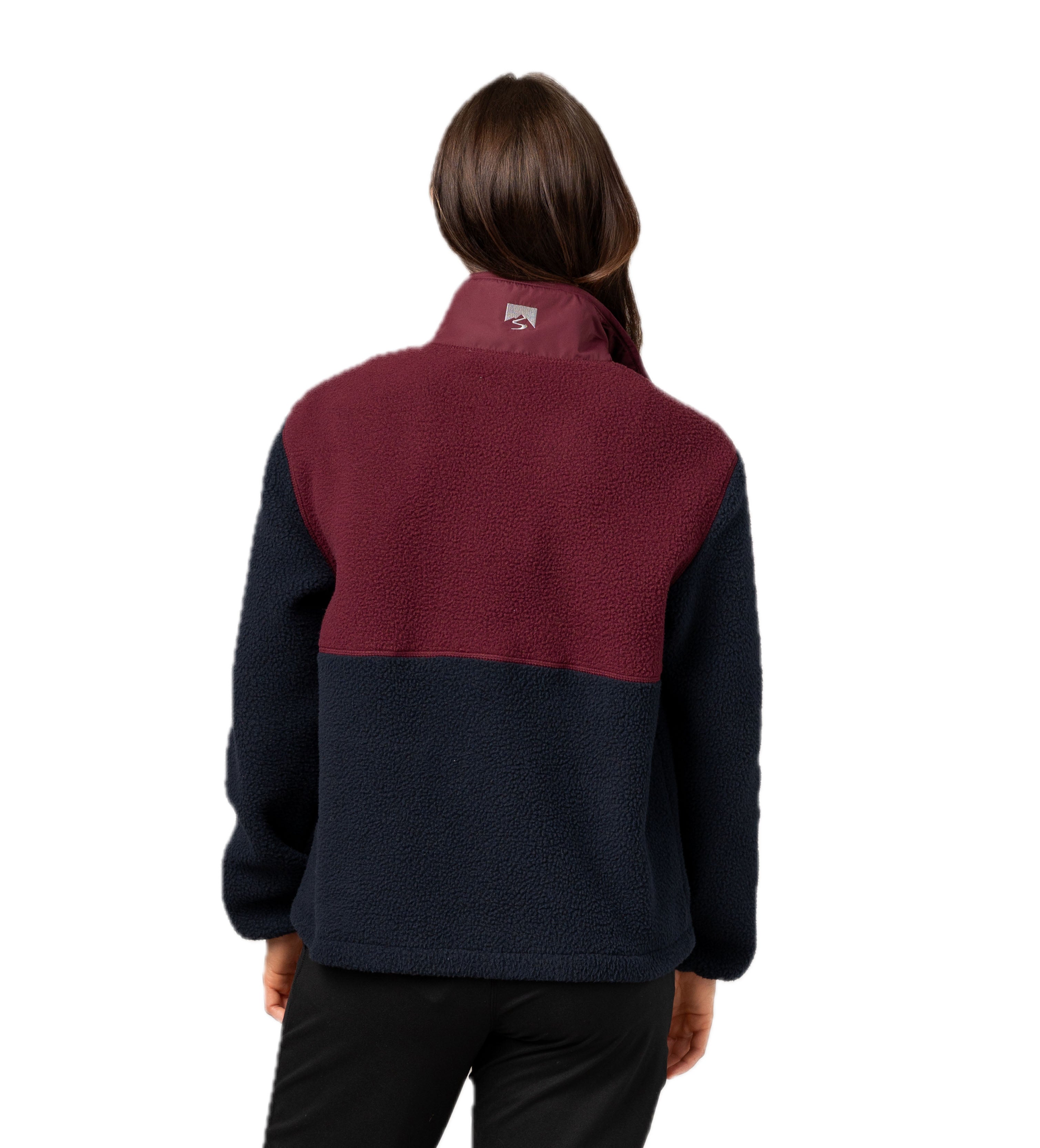 Navy Blue/Merlot Red