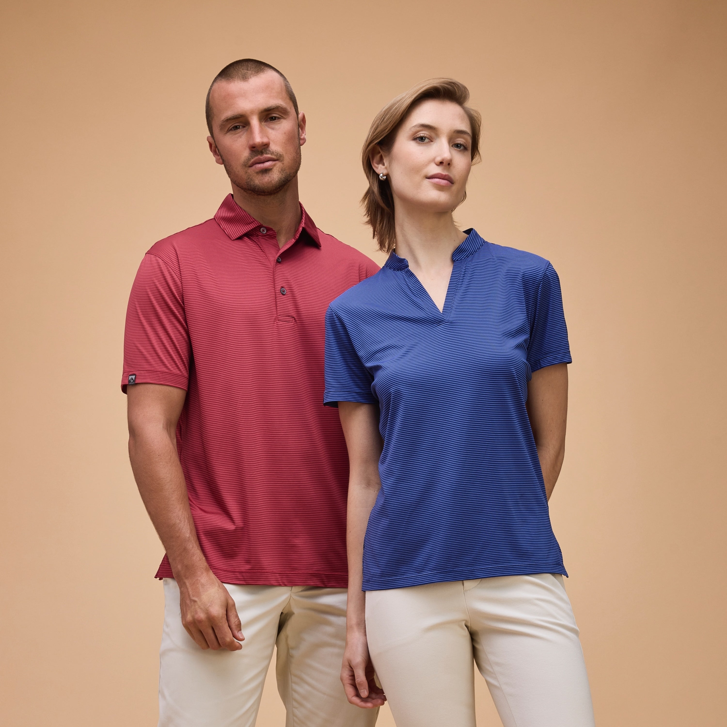 Men's Optimist II Microstripe Short Sleeve Polo – Storm Creek
