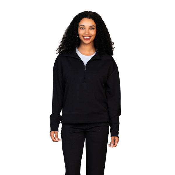 Women's ReLabel Comfort Zone Super Soft Modal Blend Half Zip