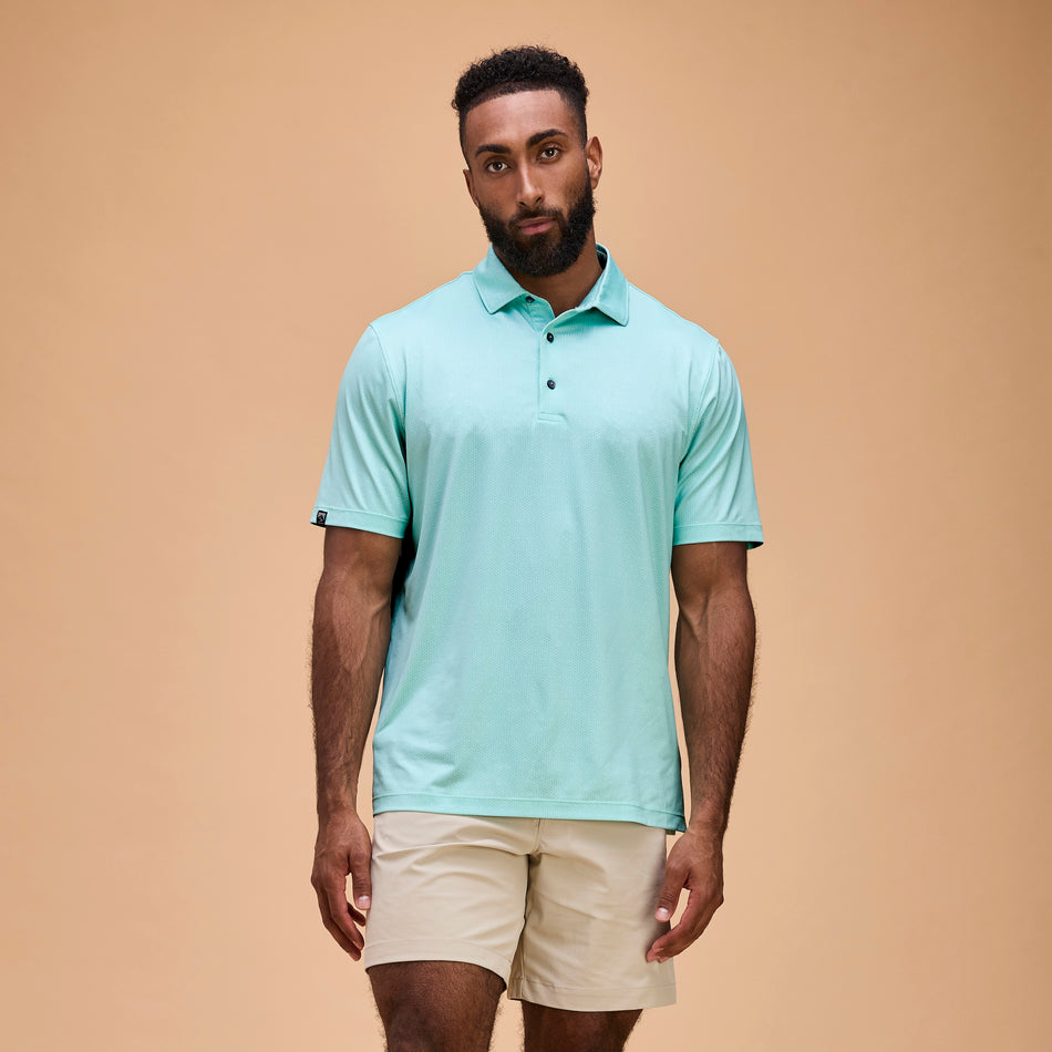 Men's Vacationer Printed Short Sleeve Polo - COMING SPRING 2026