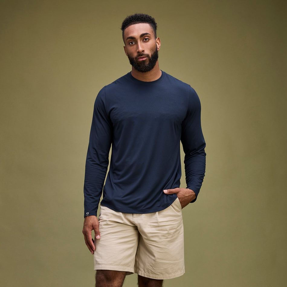 Men's Varsity High Stretch Long Sleeve T-shirt