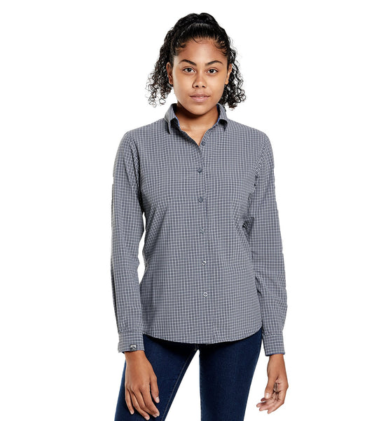 Women's Influencer 4-Way Stretch Microplaid Woven Shirt - SALE