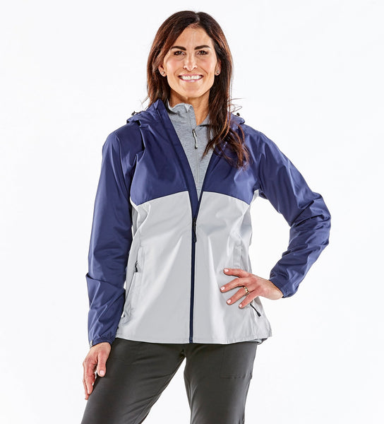 Women's Idealist Water-Resistant Full Zip Hooded Windbreaker