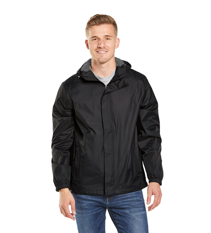 Men's Trail Model Rain Jacket, Fleece-Lined, Colorblock | Men's at L.L.Bean