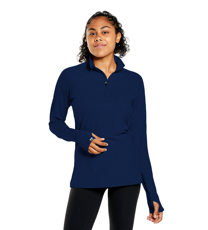 Quarter zip clearance shirt women's