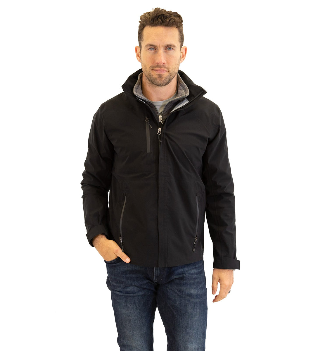 Men's Explorer Waterproof Breathable Rain Jacket | Storm Creek ...