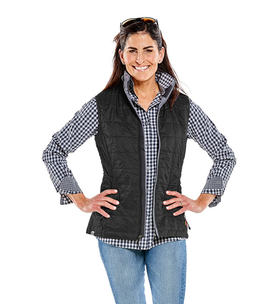 Women's Traveler 60 GSM Insulated Packable Quilted Vest - Glossy - SALE